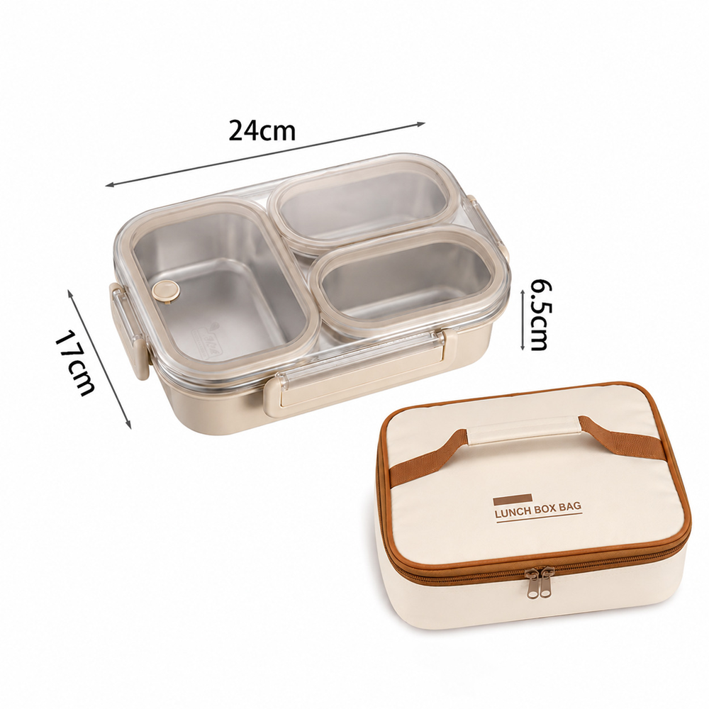 BentoFresh Stainless Insulated Lunch Box