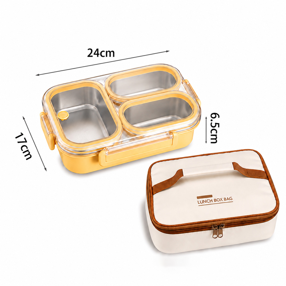 BentoFresh Stainless Insulated Lunch Box