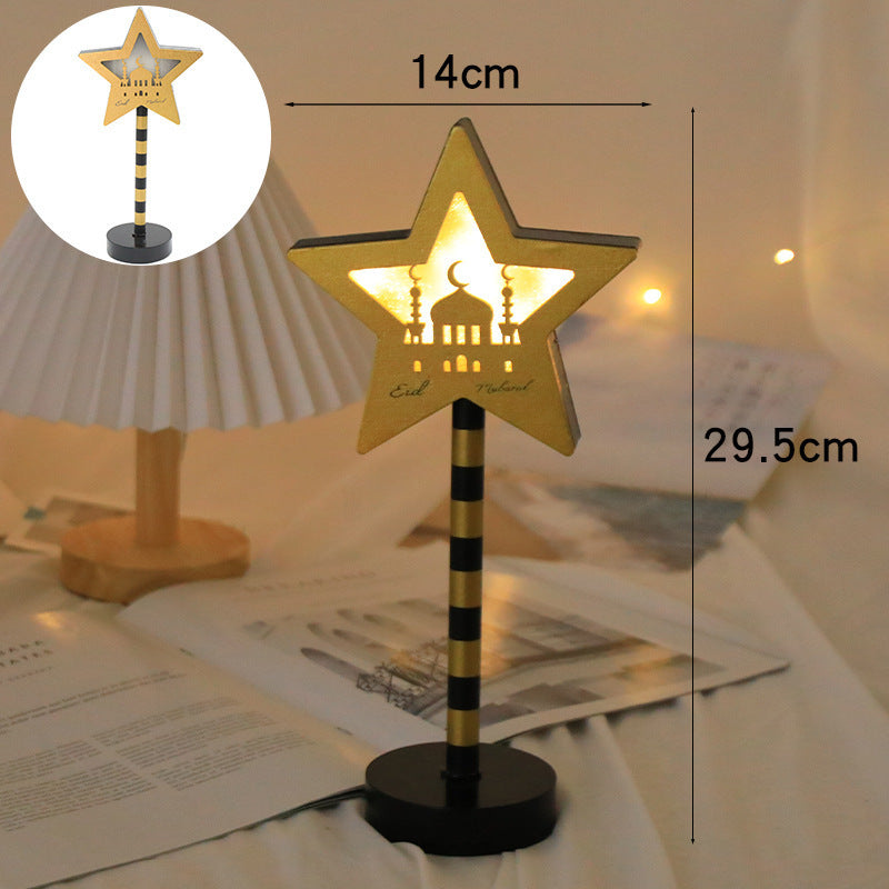 LED Black Street Sign Table Lamp