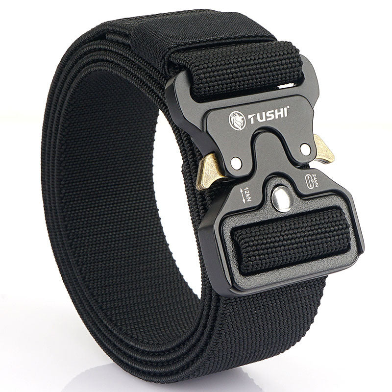 Aluminum Alloy Buckle Tactical Stretch Belt