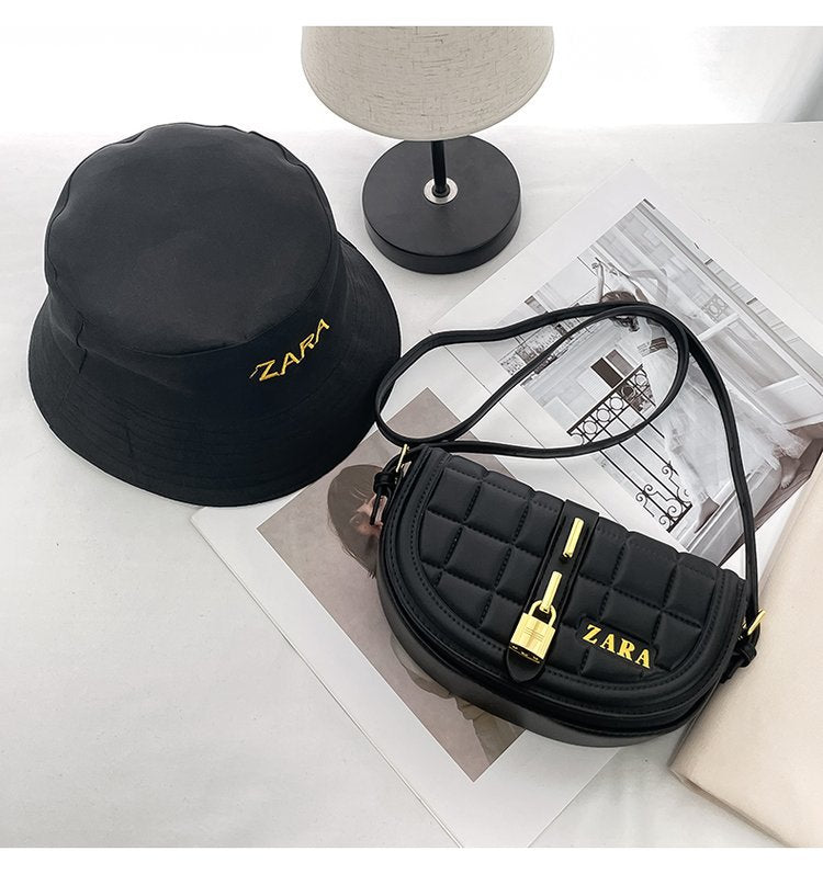 Versatile shoulder cross-body saddle bag