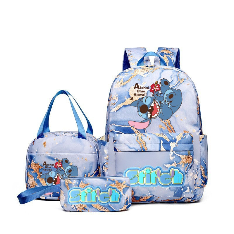 Waterproof 3-Piece School Backpack Set for Students & Travel