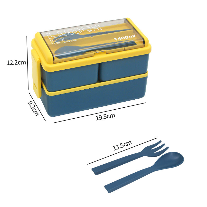 SnapLock Double-Layer Lunch Box