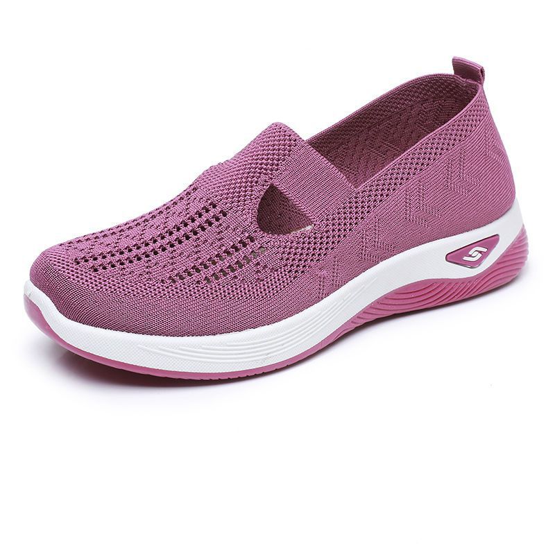 Old Beijing Women's Cloth Shoes  Breathable Mesh, Soft Sole, Anti-Slip