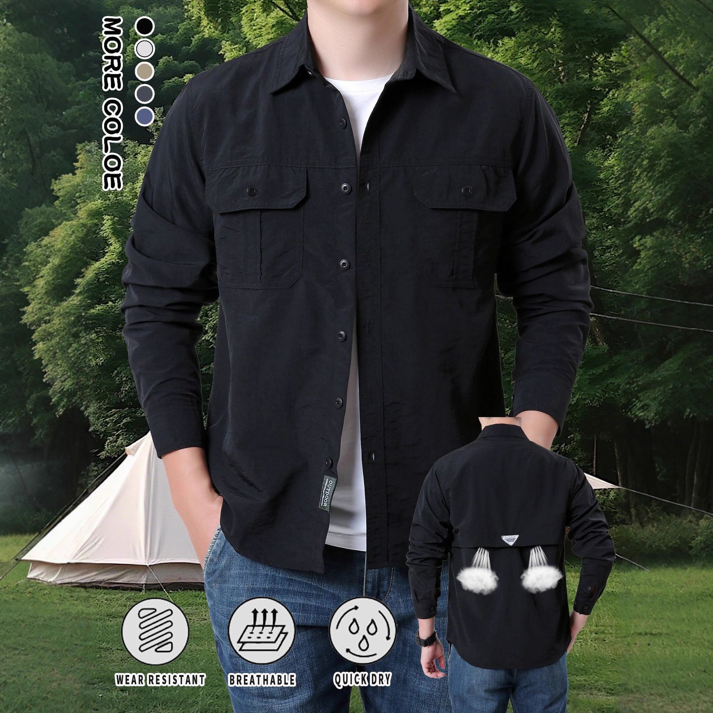 QuickDry UV Fishing Shirt