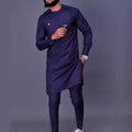 African Men's Ethnic Striped Suit