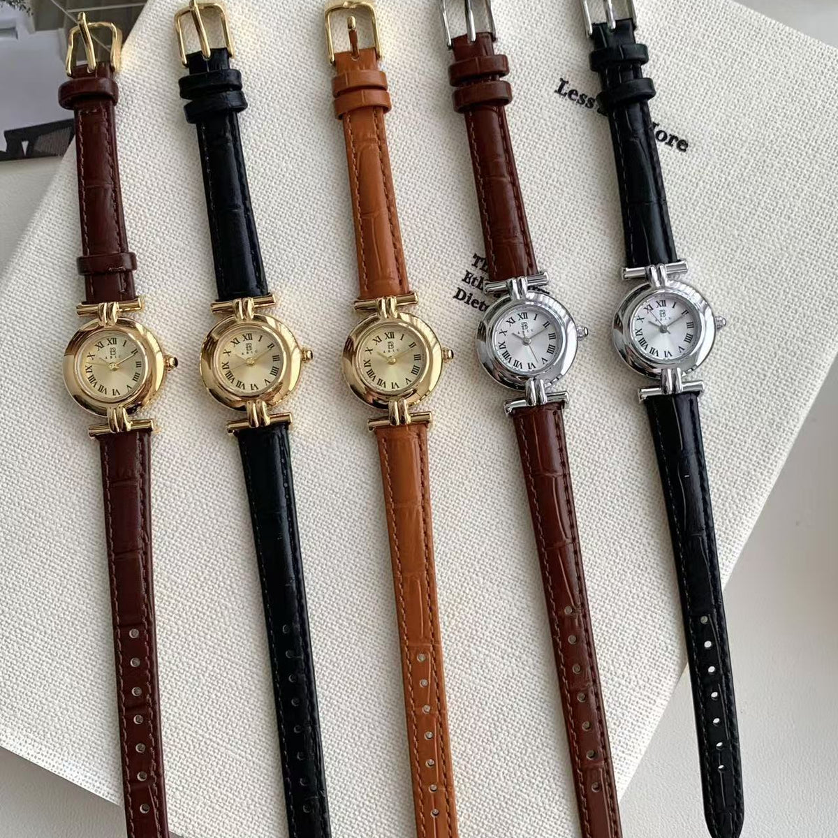 Vintage Osmanthus Gold Women's Watch - Luxury Minimalist Design