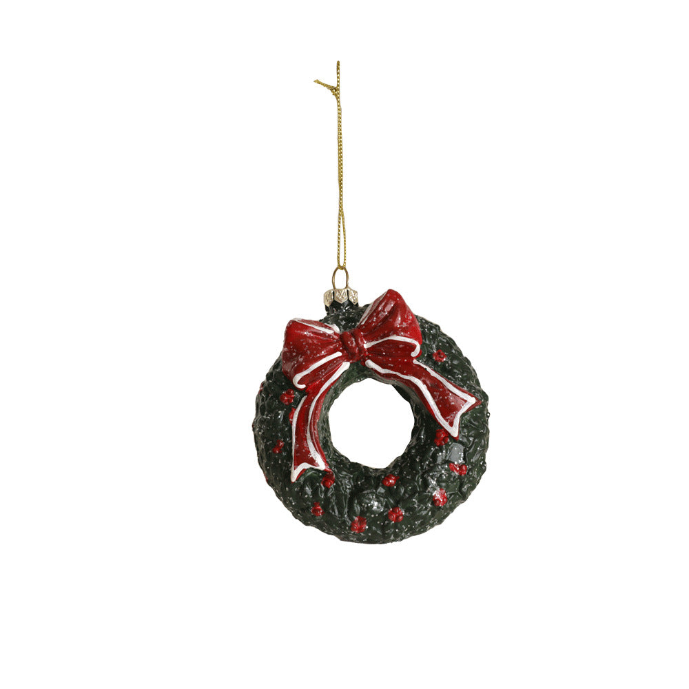 Festive Shaped Christmas Ball Pendant