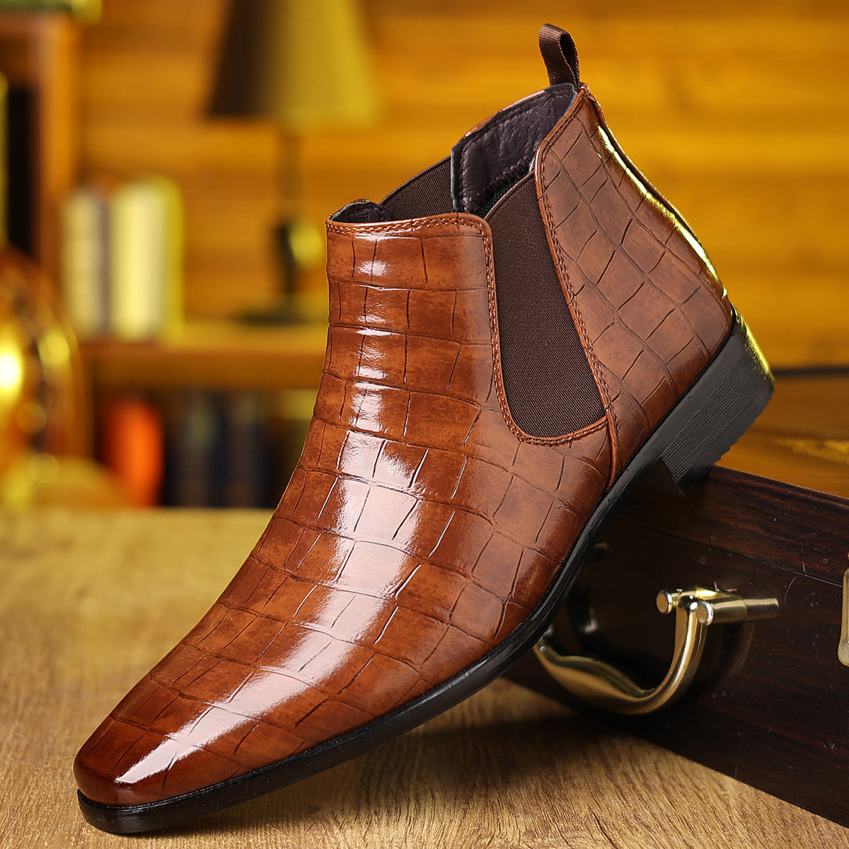 Mens Plus-Size High-End Leather Shoes