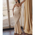 Lace Spaghetti Strap Mermaid Dress