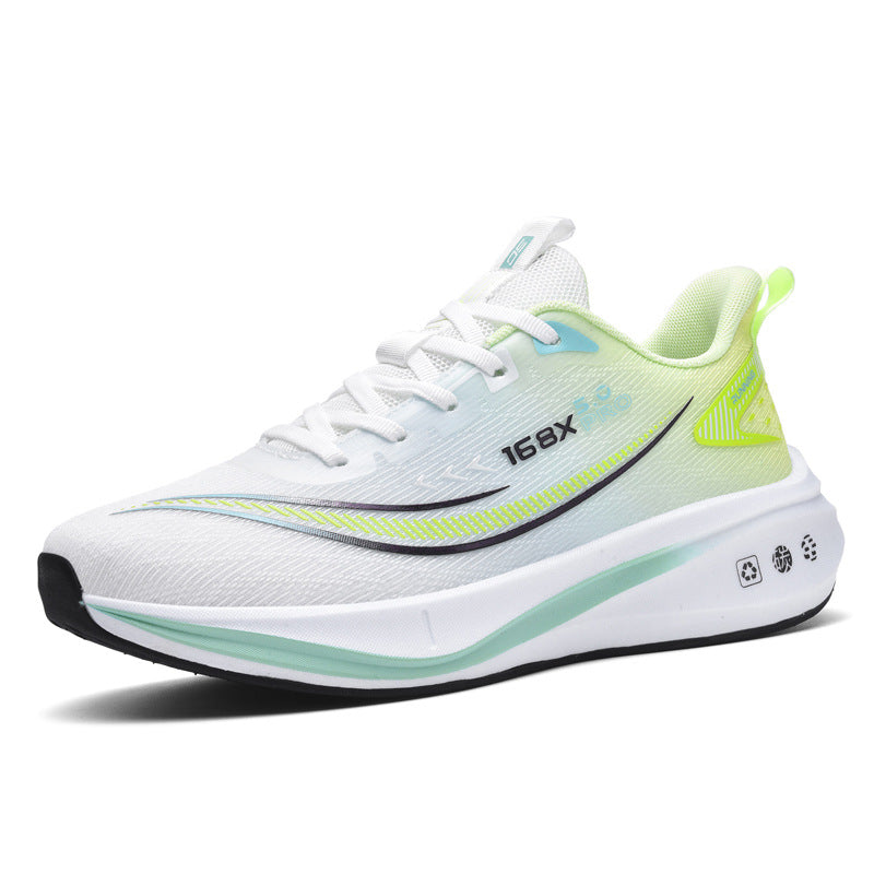 Men's Breathable Mesh Running Sneakers – Soft Sole Korean Style Sports Shoes