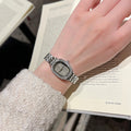 Women's Luxury Diamond Watch - Elegant Stainless Steel Quartz
