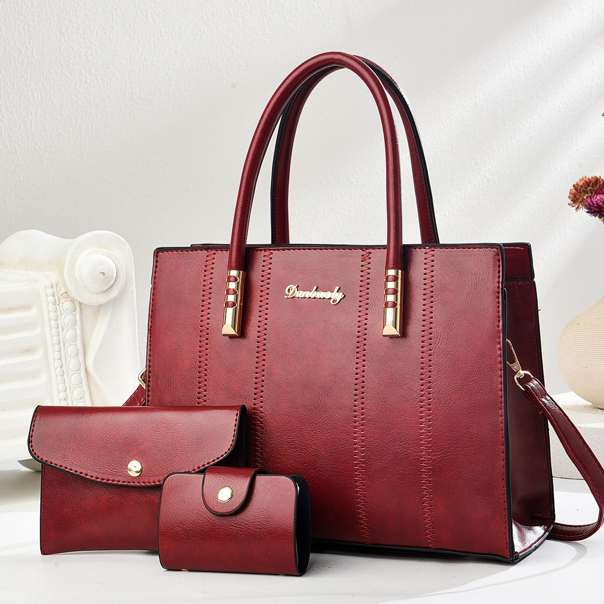 Retro 3-Piece Tote Set