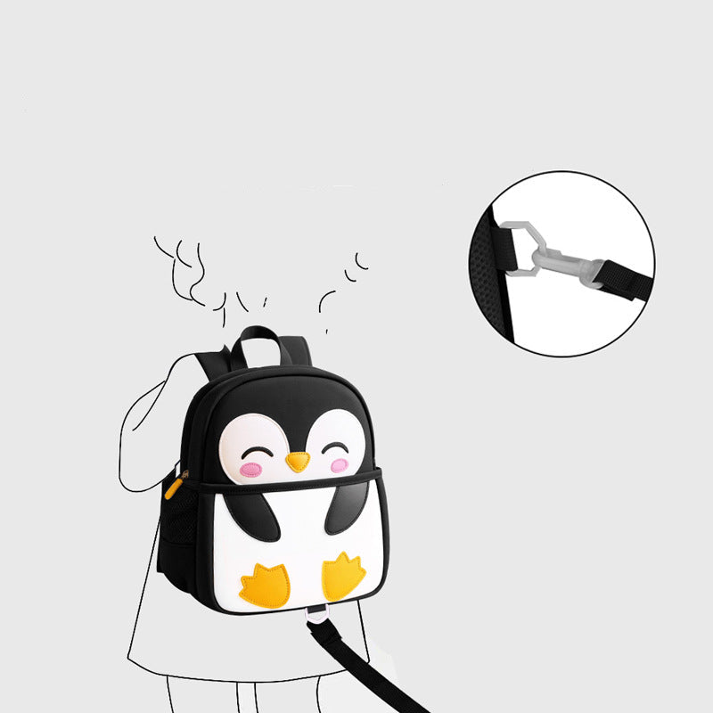Happy Penguin School Backpack