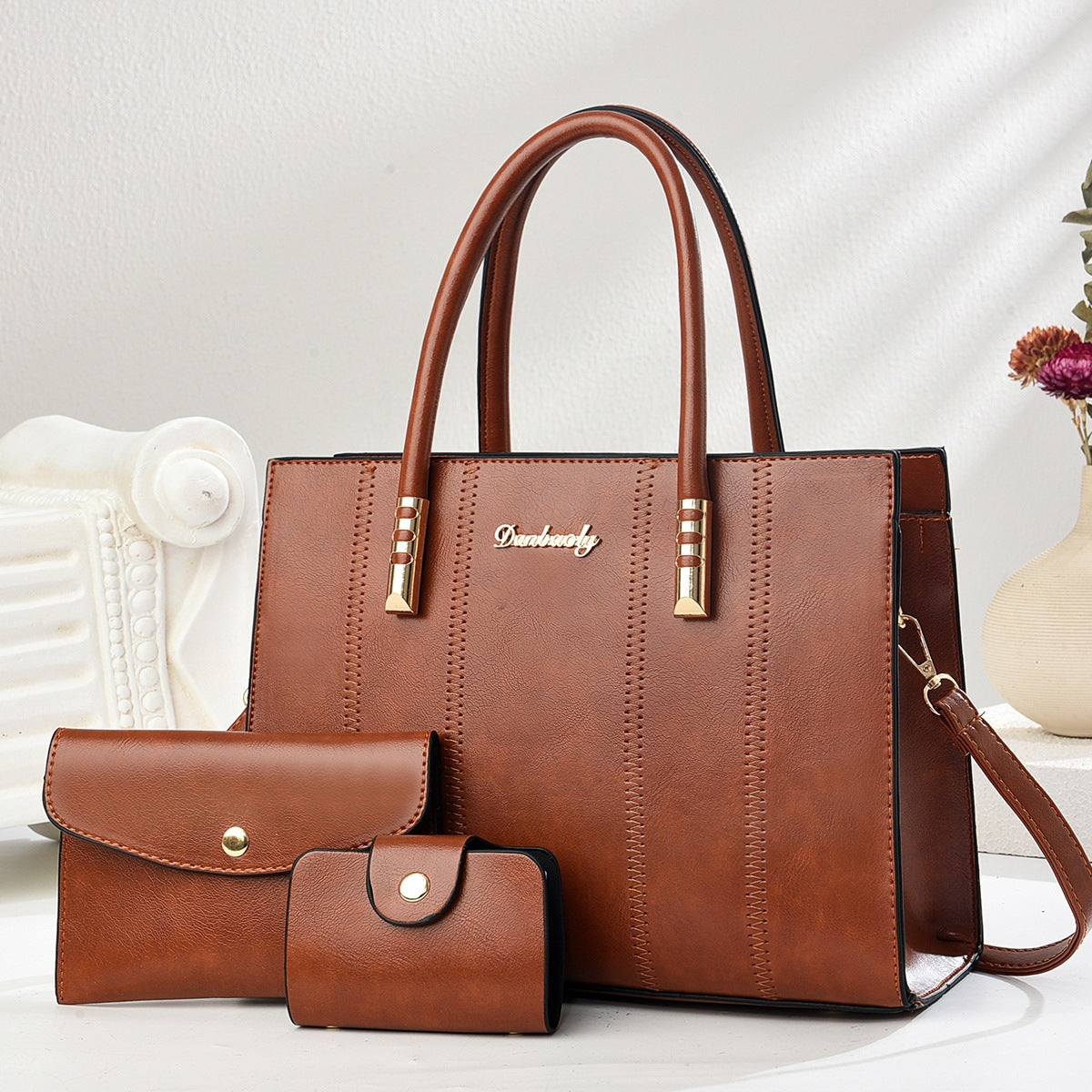 Retro 3-Piece Tote Set