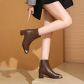 Women's Square-Toe Ankle Boots (On Hand)