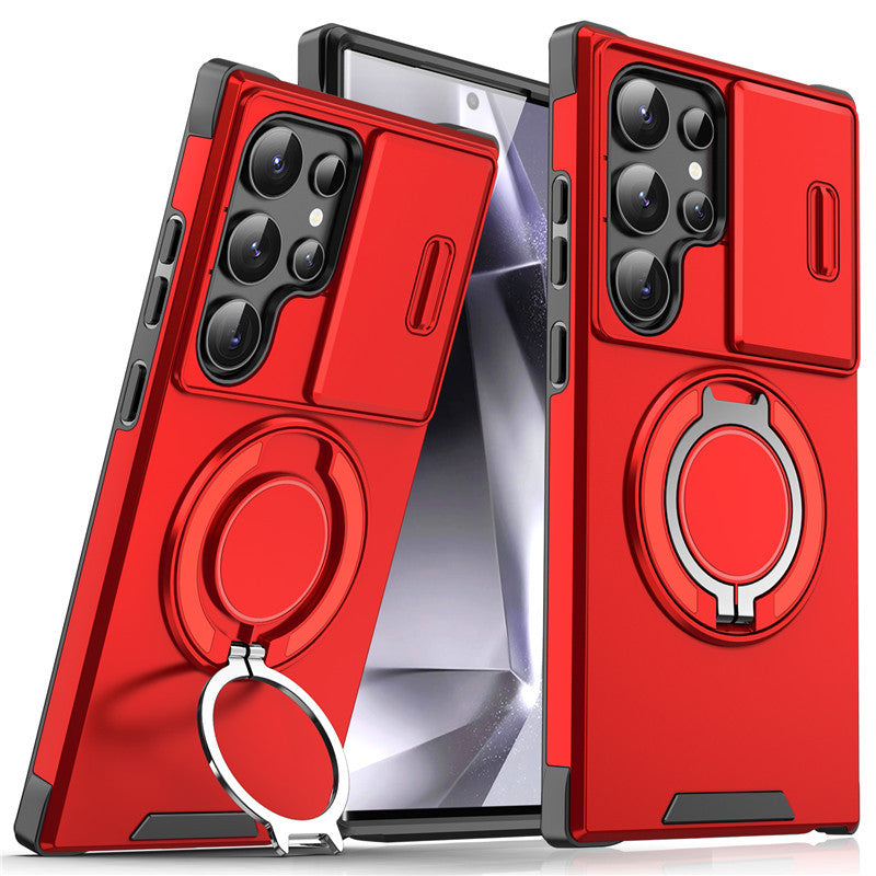 Samsung S26 Ultra CamShield Case with Rotating Stand