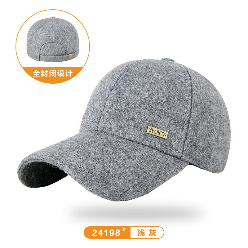 Autumn & Winter Wool Tweed Velvet Peaked Hats