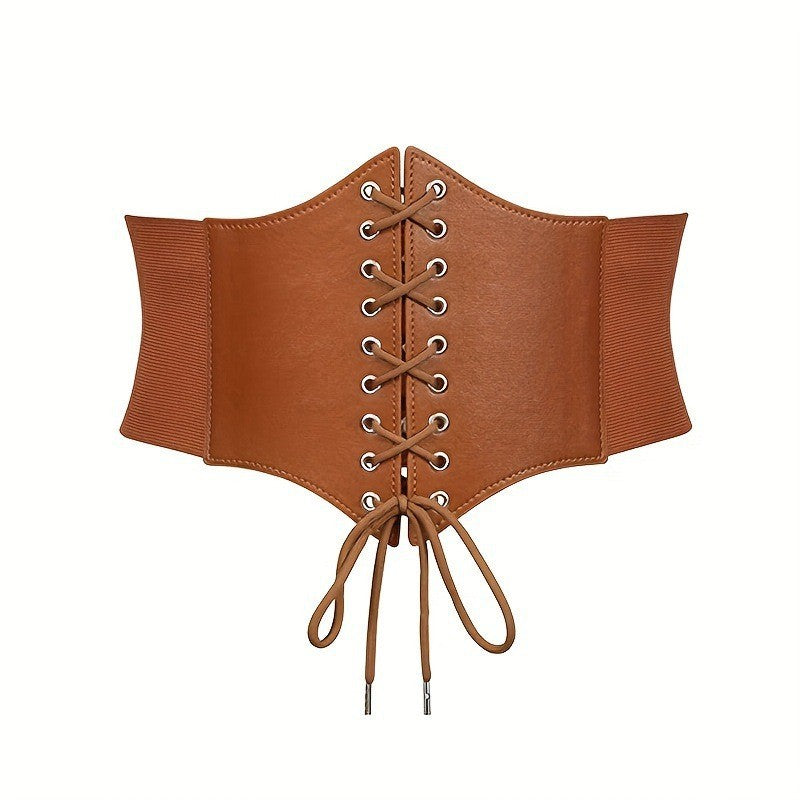 Vintage Medieval Wide Waist Cincher Belt for Women
