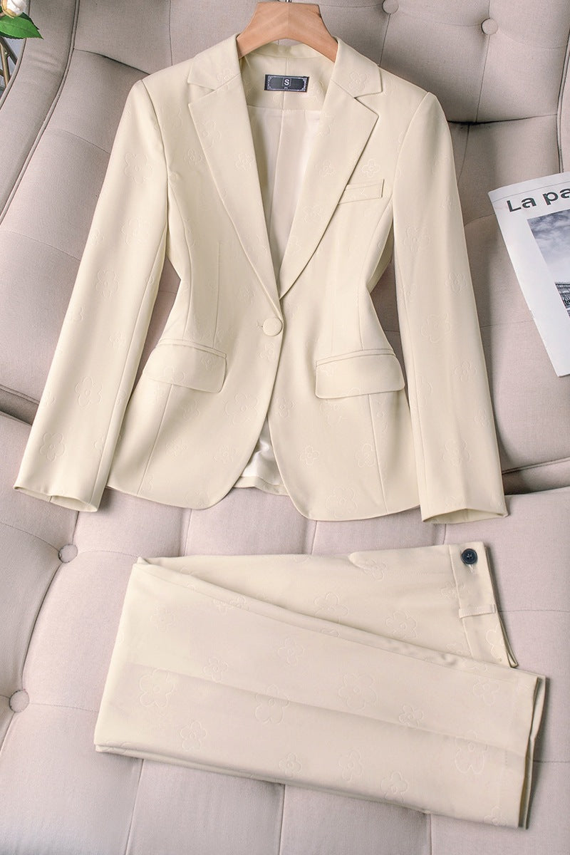 Womens 2-Piece Formal Trouser Suit Set