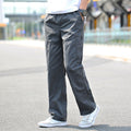 Mens Spring & Autumn Thin Cotton Cargo Pants  Loose Fit, Multi-Pocket, Breathable, Plus Size