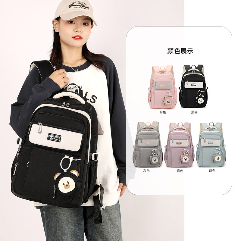 Girls School Backpack - Durable Large Capacity 20-35L Bag