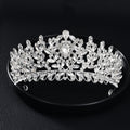 High-grade rhinestone wedding dress, crown tiara