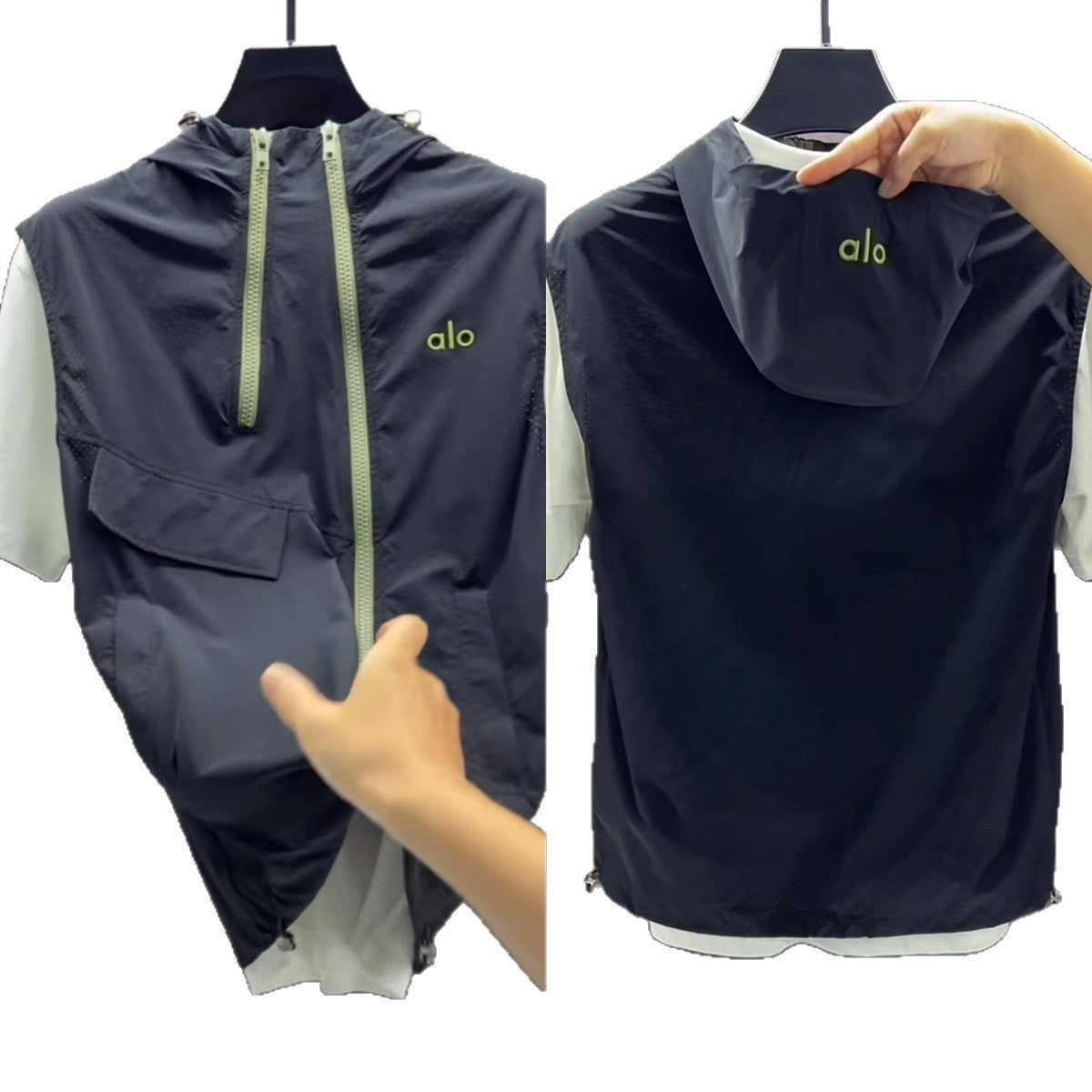 Men’s Summer Zipper Hooded Vest