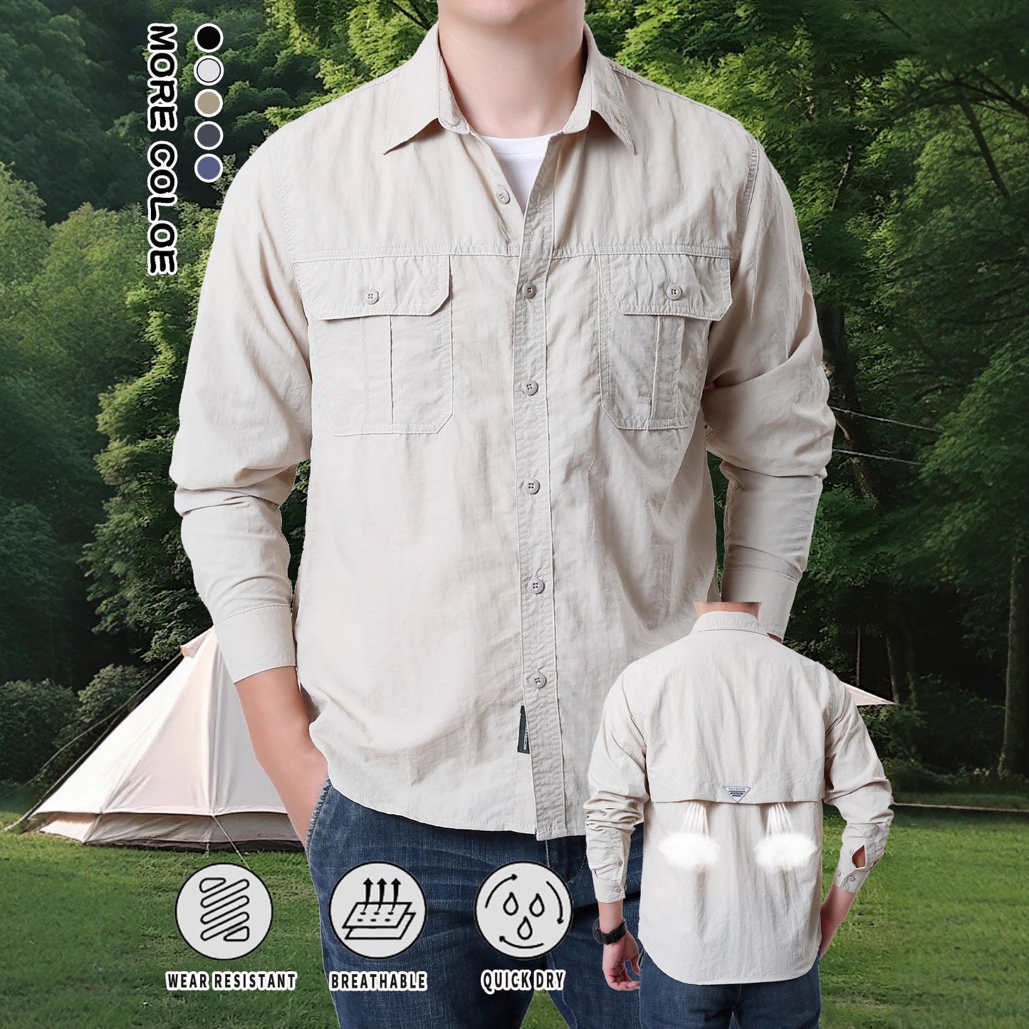 QuickDry UV Fishing Shirt
