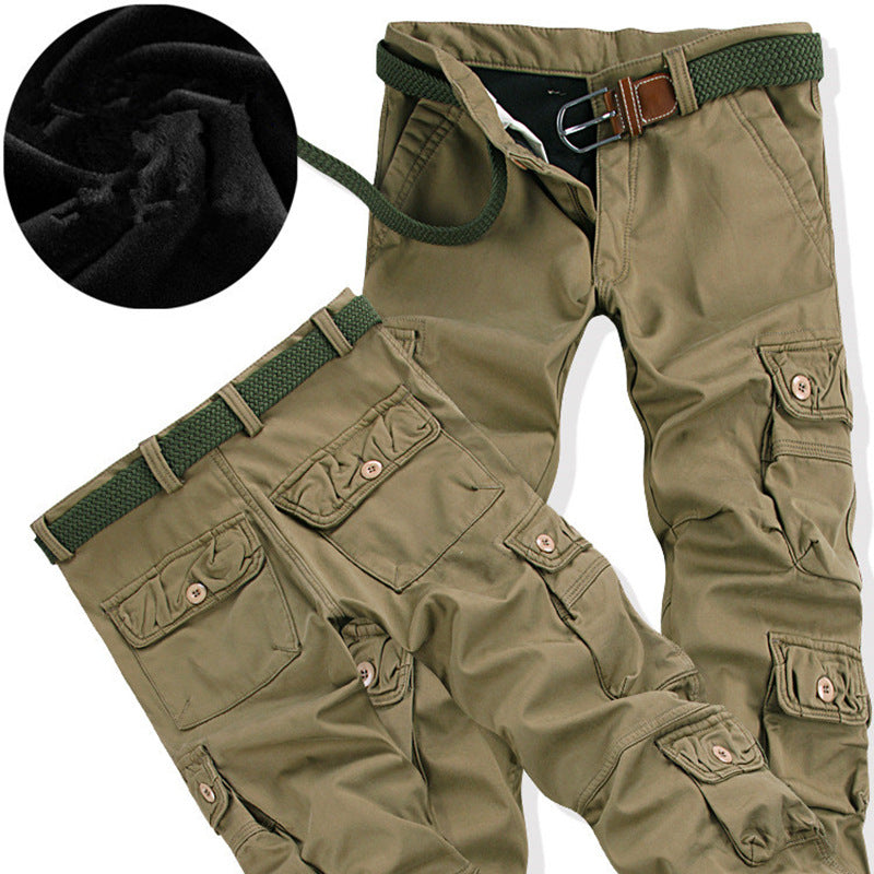 Men’s Winter Fleece Cargo Pants