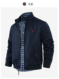Mens Vintage Embroidered Casual Jacket