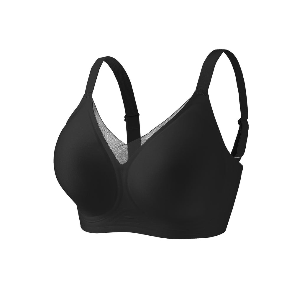 V-Neck Mesh Seamless Minimizer