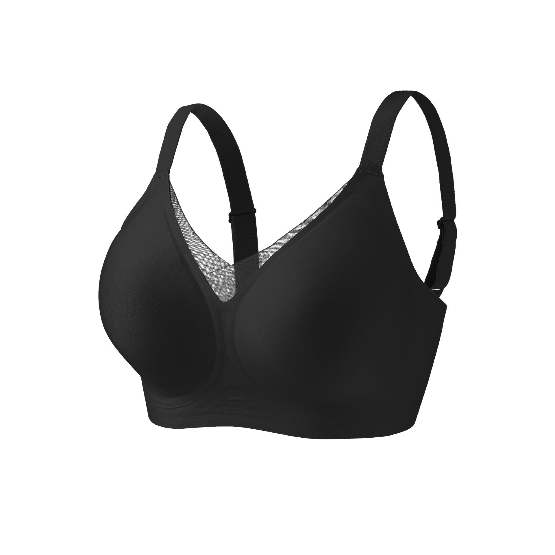 V-Neck Mesh Seamless Minimizer