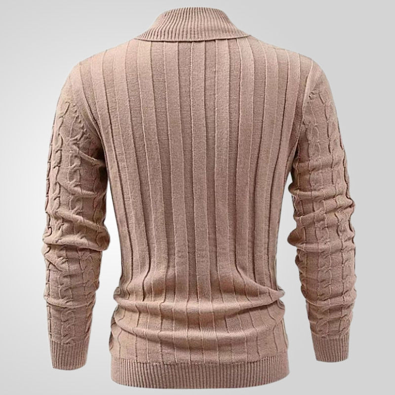 Classic Cable Knit Polo