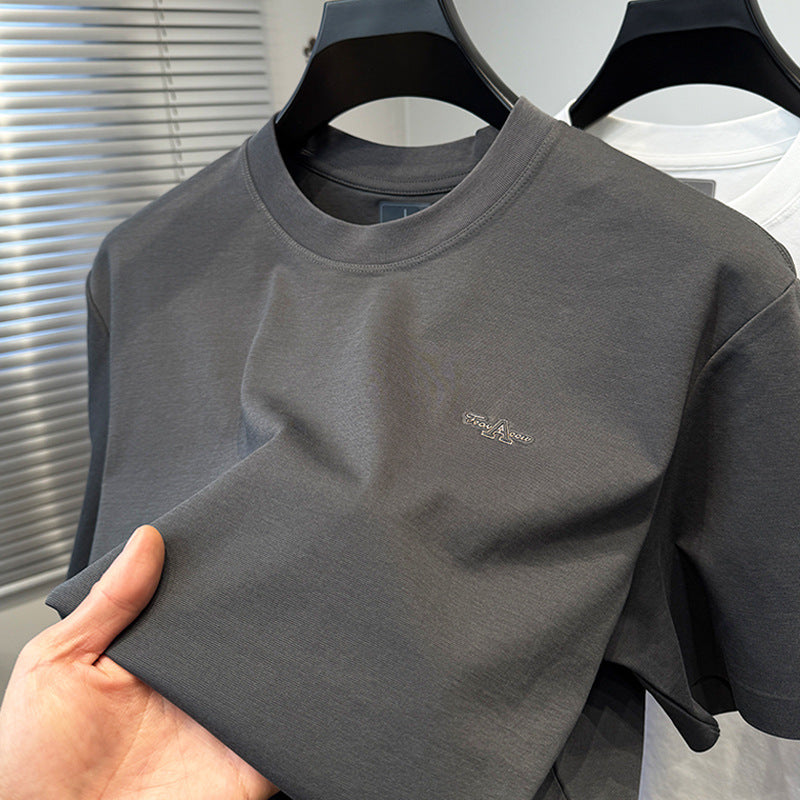 Men’s Loose-Fit Korean Trend Summer T-Shirt