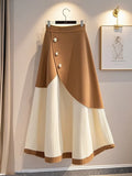 Winter Knitted A-Line Skirt