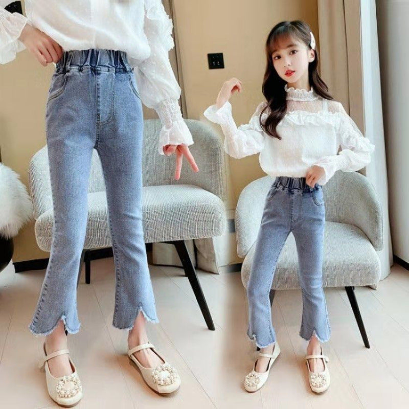 Trendy Denim Bell Bottoms
