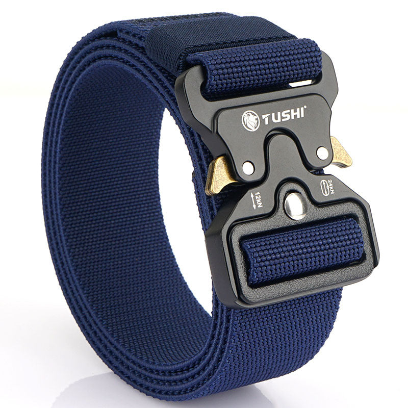 Aluminum Alloy Buckle Tactical Stretch Belt