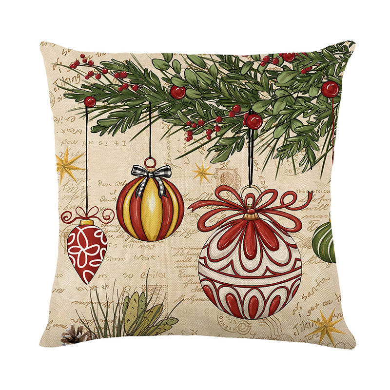 Santa Magic Linen Pillowcase