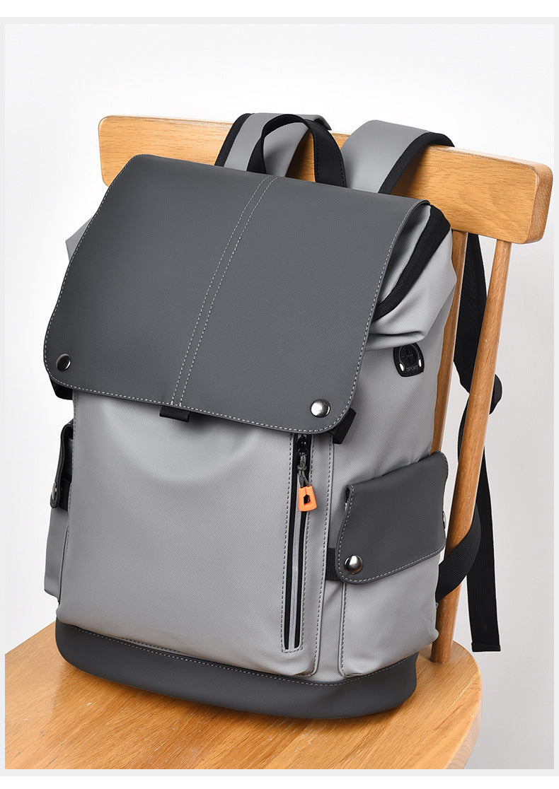 MetroFlap Leather Backpack
