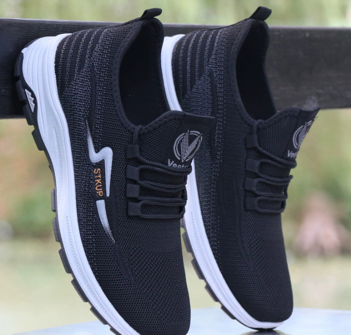 Men’s Breathable Mesh Anti-Slip Casual Running Sneakers
