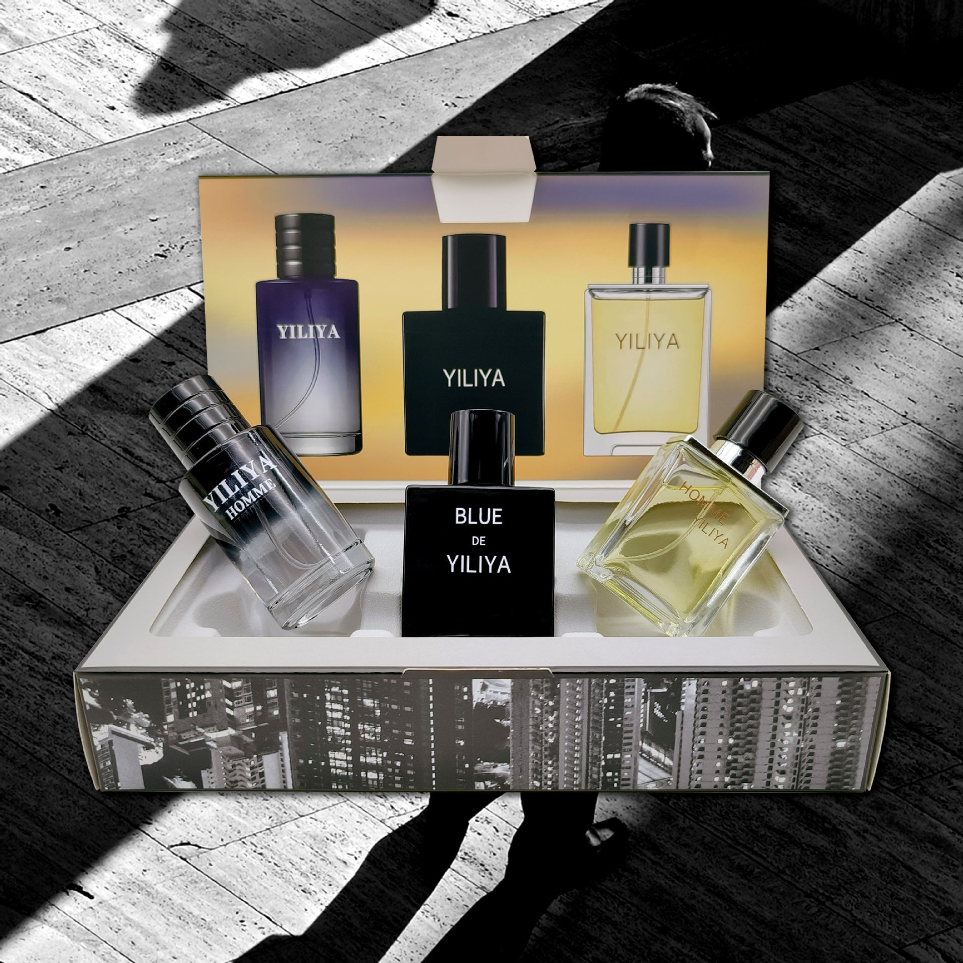 New men's perfume set fresh and long-lasting eau de laura