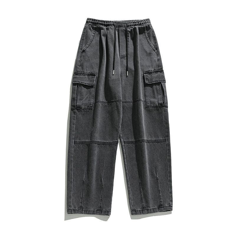 Japanese Vintage Double-Pocket 3D Jeans