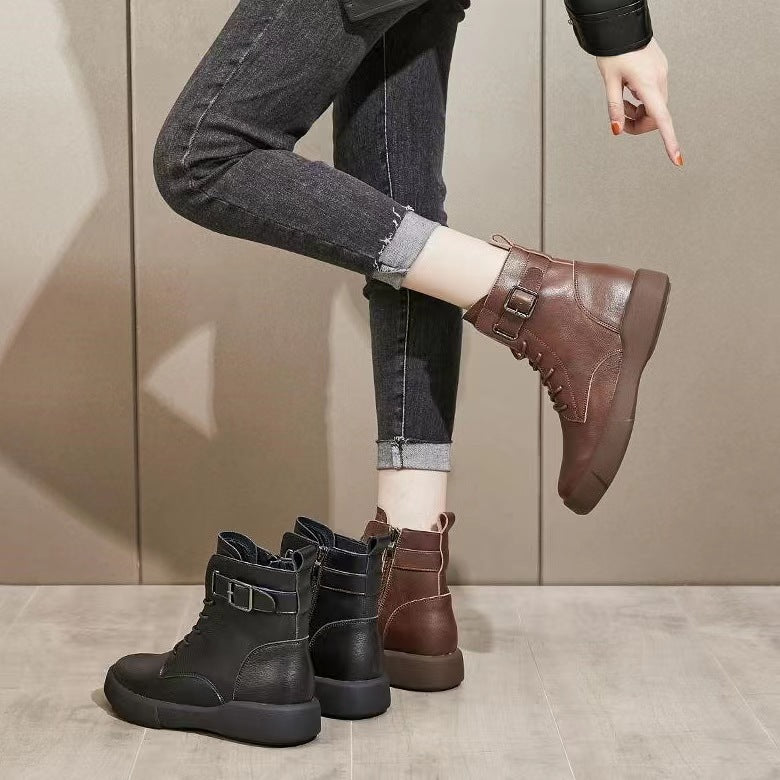 British Style Platform Martin Boots for Women