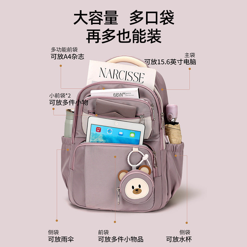 Girls School Backpack - Durable Large Capacity 20-35L Bag
