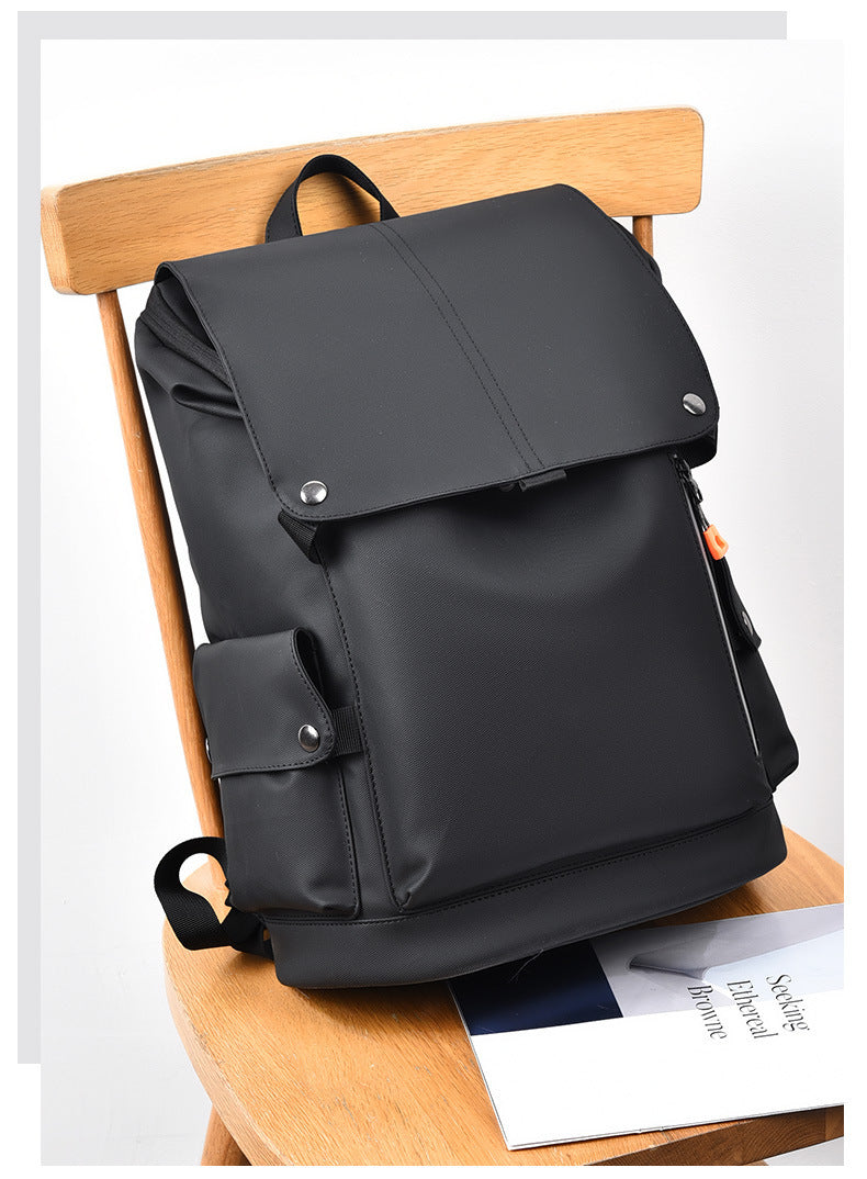 MetroFlap Leather Backpack