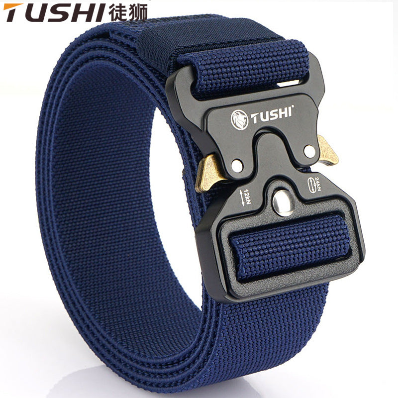 Aluminum Alloy Buckle Tactical Stretch Belt