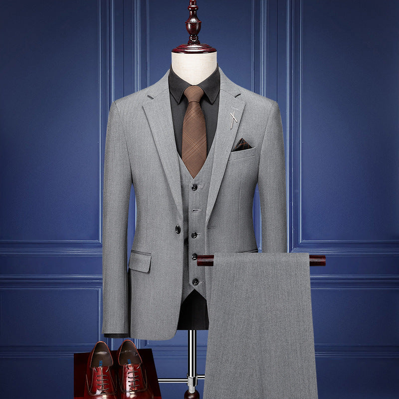 Men’s 3-Piece Slim Fit Wedding & Business Suit Set