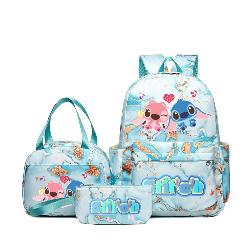 Waterproof 3-Piece School Backpack Set for Students & Travel