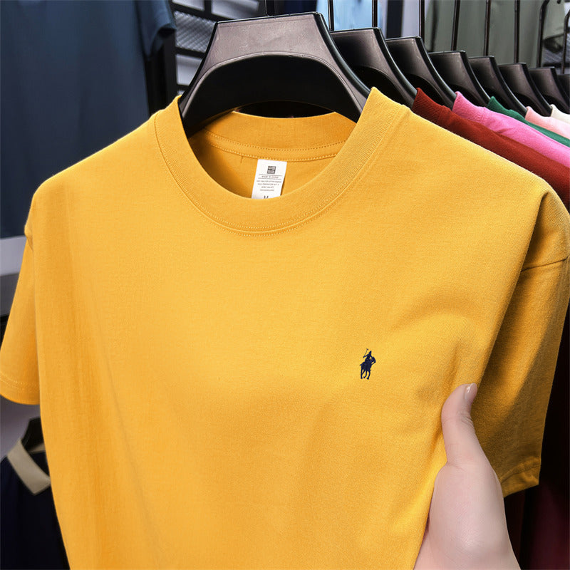 Men’s Ruff Pony Logo Embroidered Crew-Neck Tee